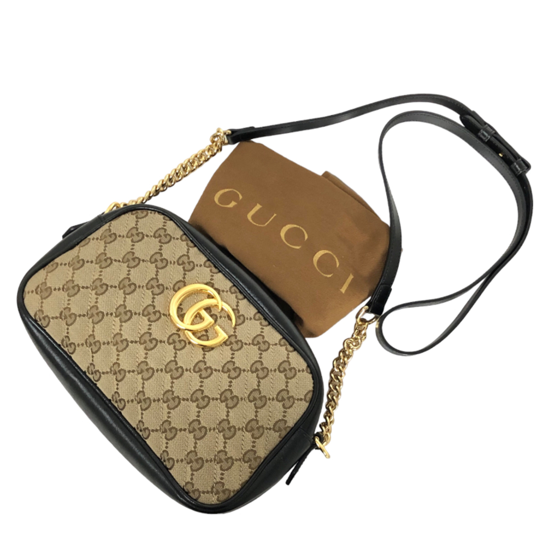 Gucci - グッチ GUCCI GGマーモント スモールキルティングショルダー