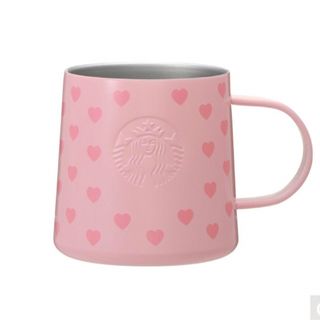 スターバックスコーヒー(Starbucks Coffee)のスターバックス　バレンタイン　マグ　ピンク(グラス/カップ)