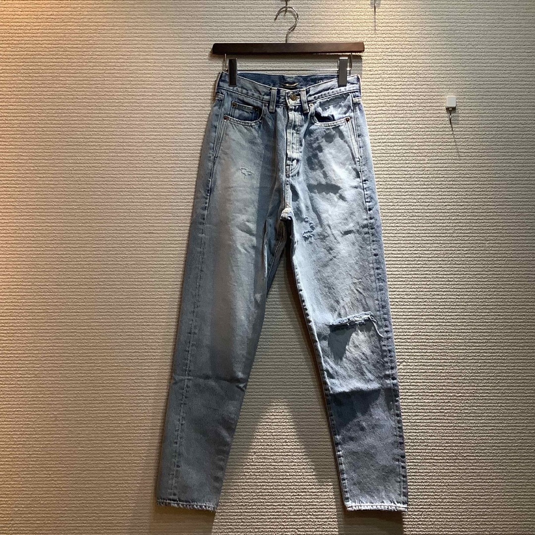 サンローランパリ SAINT LAURENT ダメージ加工 デニムパンツ 26 1