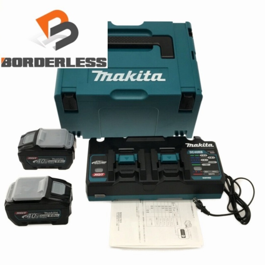 ☆極美品☆ makita マキタ 40Vmax パワーソースキット XGT6 バッテリー2個(BL4050F) 充電器(DC40RB) A-72039  77161 | フリマアプリ ラクマ