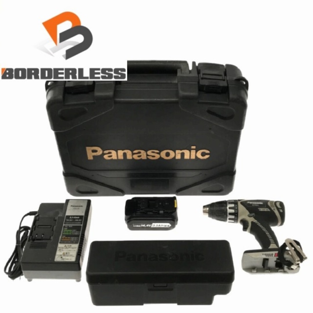 ☆品☆Panasonic パナソニック 14.4V 充電式ドリルドライバー EZ7441 バッテリー1個(14.4V 3.3Ah) 充電器/ケース付 76103