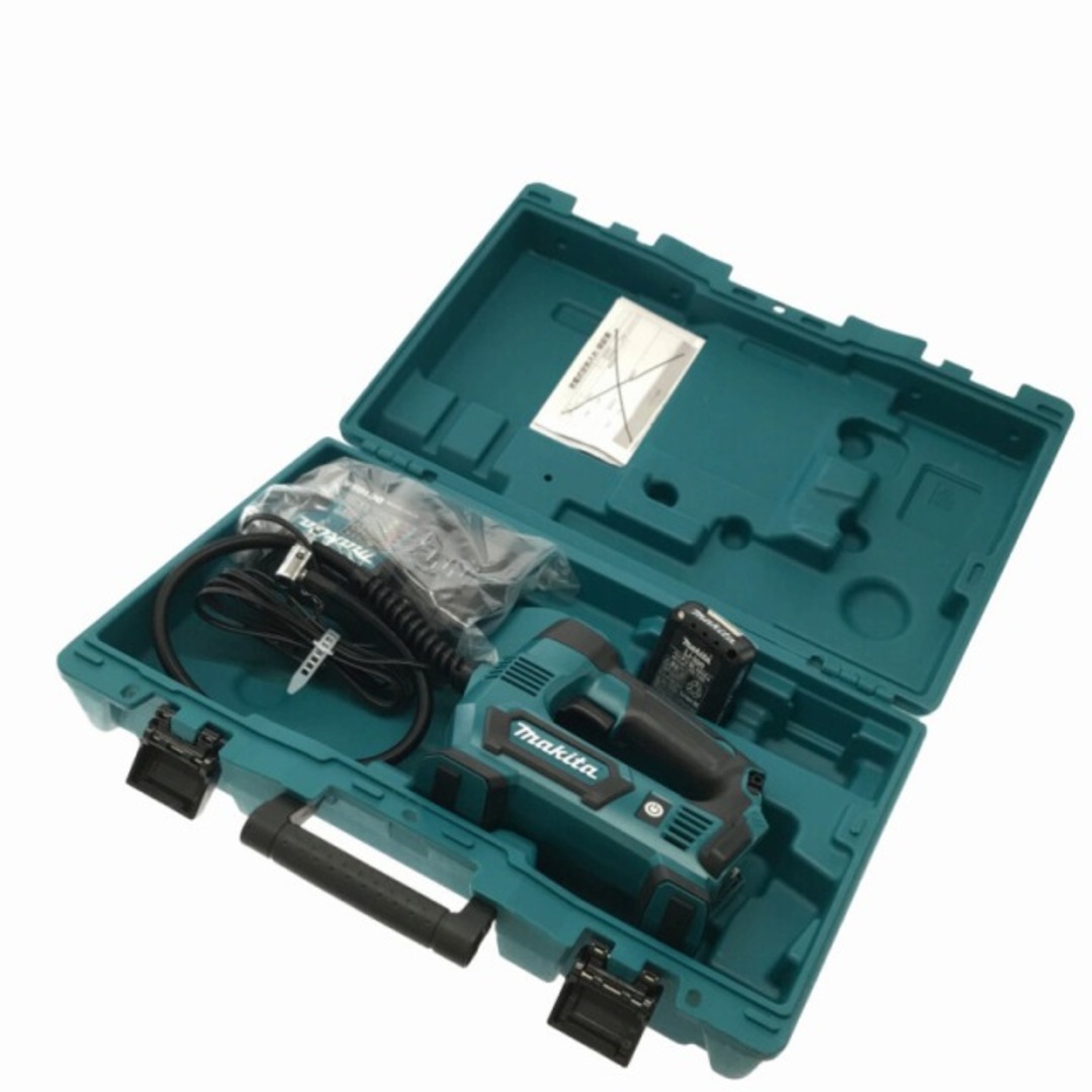 Makita ☆中古美品☆ makita マキタ 10.8V 充電式空気入れ MP100DSH 青/ブルー バッテリー1個(10.8V  1.5Ah) 充電器+ケース 76383の通販 by 工具販売専門店Borderless(ラクマ店)｜マキタならラクマ