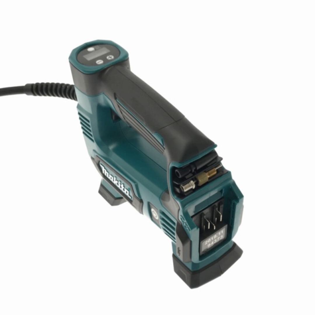 ☆美品☆ makita マキタ 10.8V 充電式空気入れ MP100DSH 青/ブルー バッテリー1個(10.8V 1.5Ah) 充電器+ケース  76383