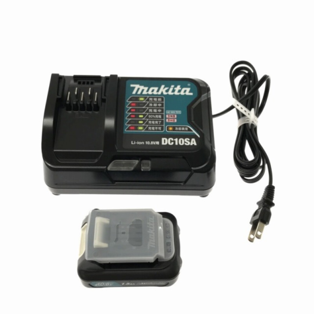 Makita ☆中古美品☆ makita マキタ 10.8V 充電式空気入れ MP100DSH 青/ブルー バッテリー1個(10.8V  1.5Ah) 充電器+ケース 76383の通販 by 工具販売専門店Borderless(ラクマ店)｜マキタならラクマ