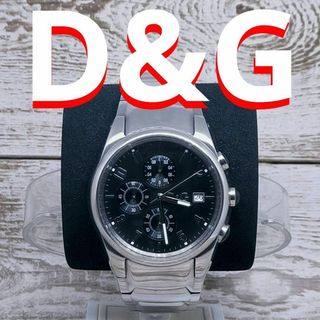 DOLCE&GABBANA - 動作品 DOLCE&GABBANA 腕時計 ステインレス D&G 定価