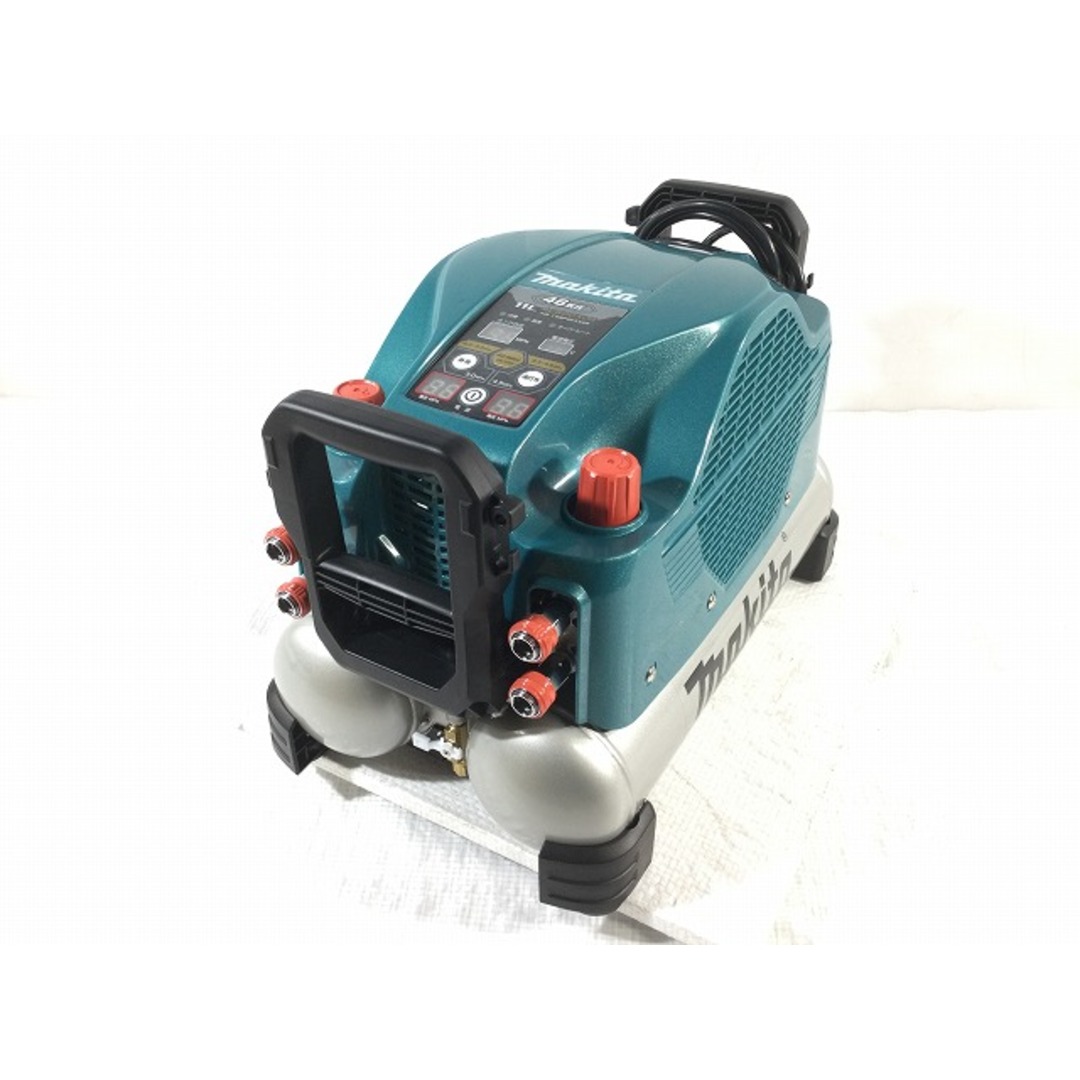 ☆未使用品☆makita マキタ 高圧専用 4口 エアコンプレッサー AC500XLH 青/ブルー Airnaviモード 50/60Hz共用 11L 77424