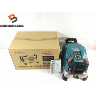 マキタ(Makita)の☆未使用品☆makita マキタ 高圧専用 4口 エアコンプレッサー AC500XLH 青/ブルー Airnaviモード 50/60Hz共用 11L 77424(工具)