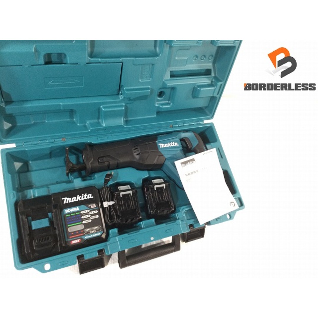 Makita ☆比較的綺麗☆makita マキタ 40Vmax 充電式レシプロソー JR001GRDX バッテリー2個(2.5Ah) 充電器  ケース付 セーバーソー セーバソー 77529の通販 by 工具販売専門店Borderless(ラクマ店)｜マキタならラクマ