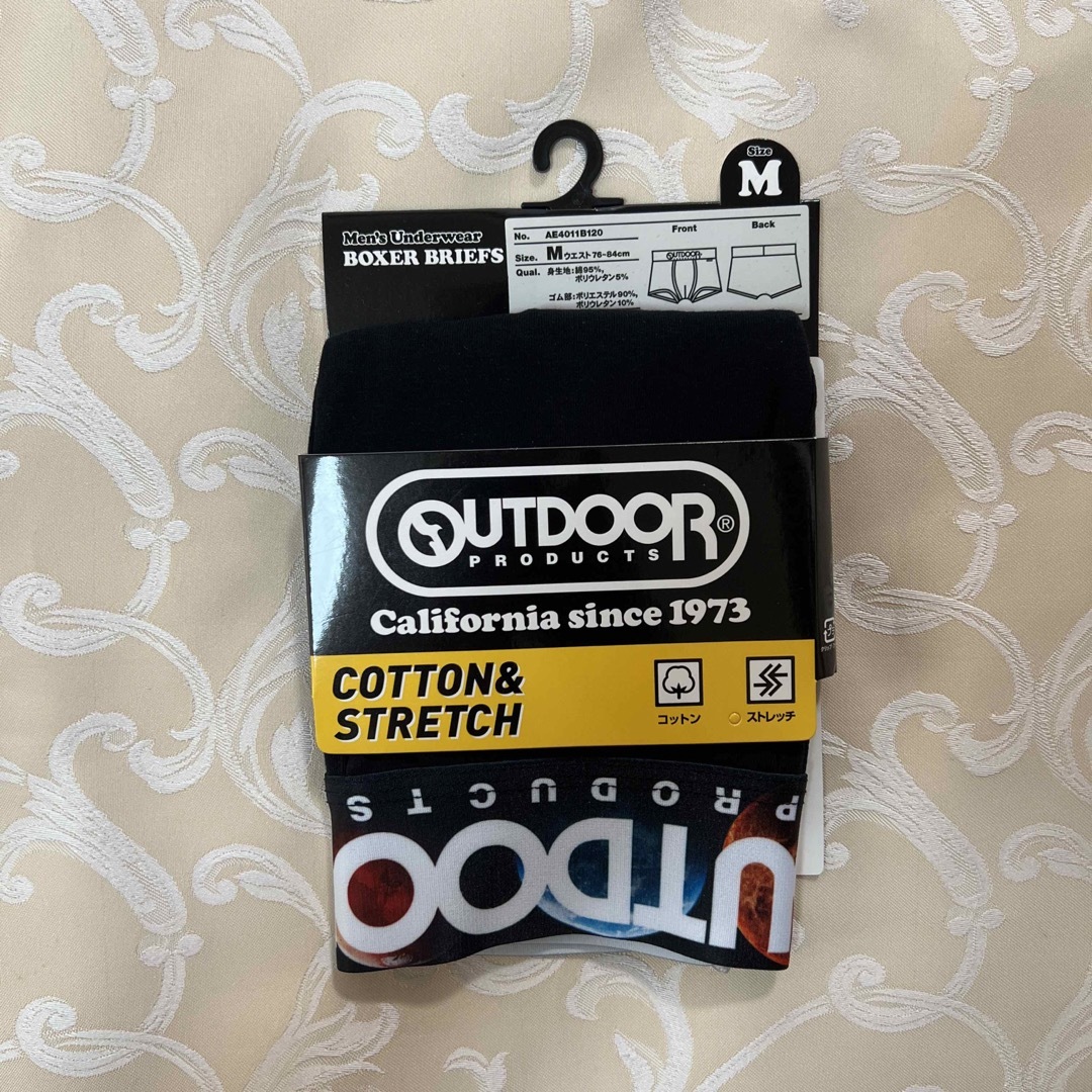 OUTDOOR PRODUCTS(アウトドアプロダクツ)のOUTDOORボクサーMサイズ計2枚 メンズのアンダーウェア(ボクサーパンツ)の商品写真