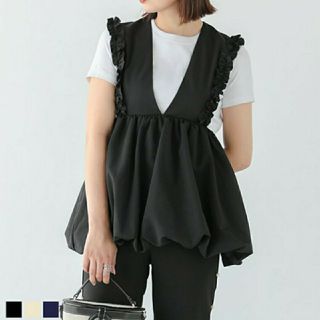 fitmore バルーンフリルジレ ブラックの通販 by Tiara's shop|ラクマ fitmore バルーンフリルジレ ブラックの通販 by Tiara's shop|ラクマ