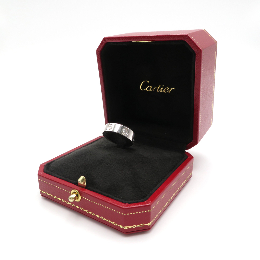 Cartier/カルティエ★ラブリング　ダイヤモンド　ホワイトゴールド　K18