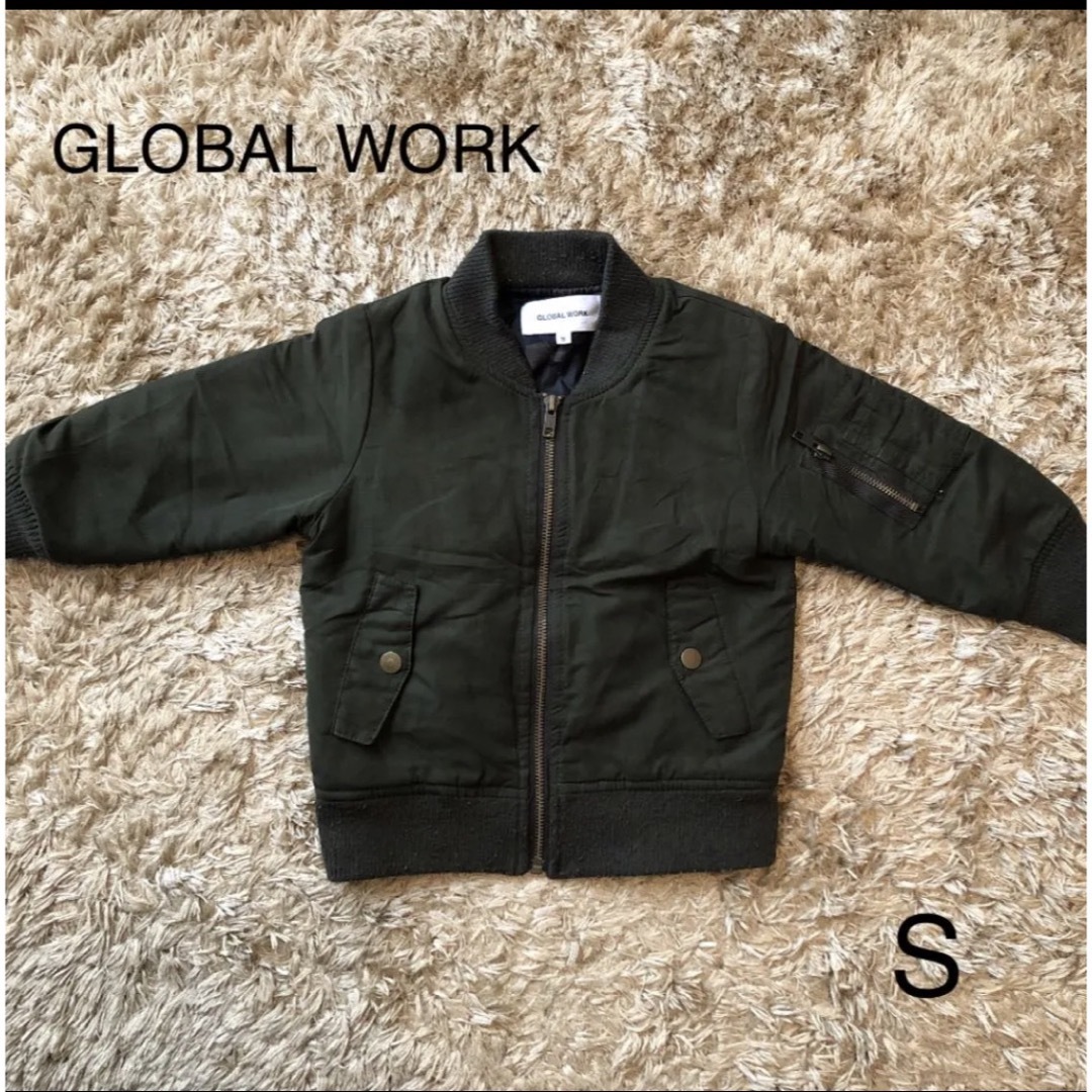 GLOBAL WORK(グローバルワーク)の093   GLOBAL WORK MA-1 ブルゾン アウター Sサイズ キッズ/ベビー/マタニティのキッズ服男の子用(90cm~)(ジャケット/上着)の商品写真