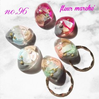 No.96 ファブリック2way　イヤリング/ピアス(イヤリング)