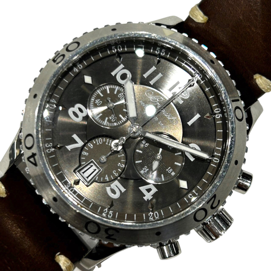 ブレゲ Breguet トランスアトランティックタイプXXI 3810ST/92/9ZU ステンレススチール SS/レザーベルト メンズ 腕時計