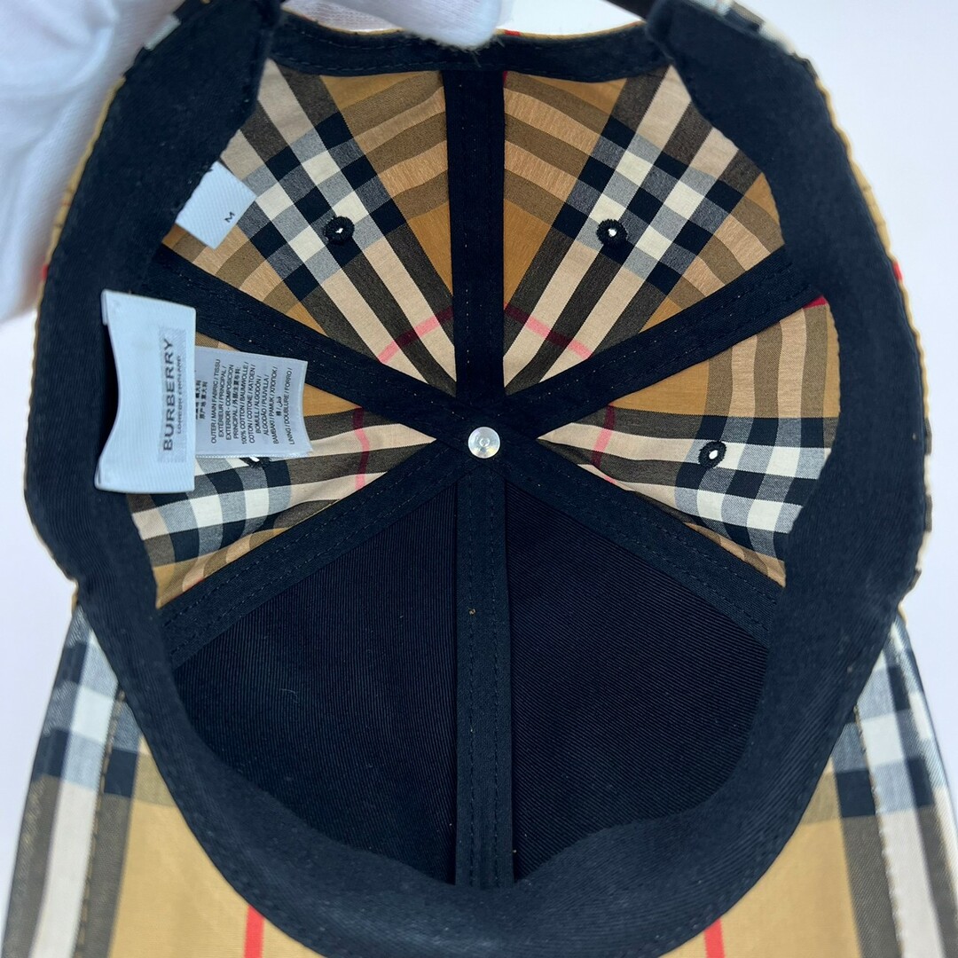BURBERRY - 極美品 バーバリー Burberry キャップ チェック ベース BURBERRY - 極美品 バーバリー Burberry キャップ チェック ベース