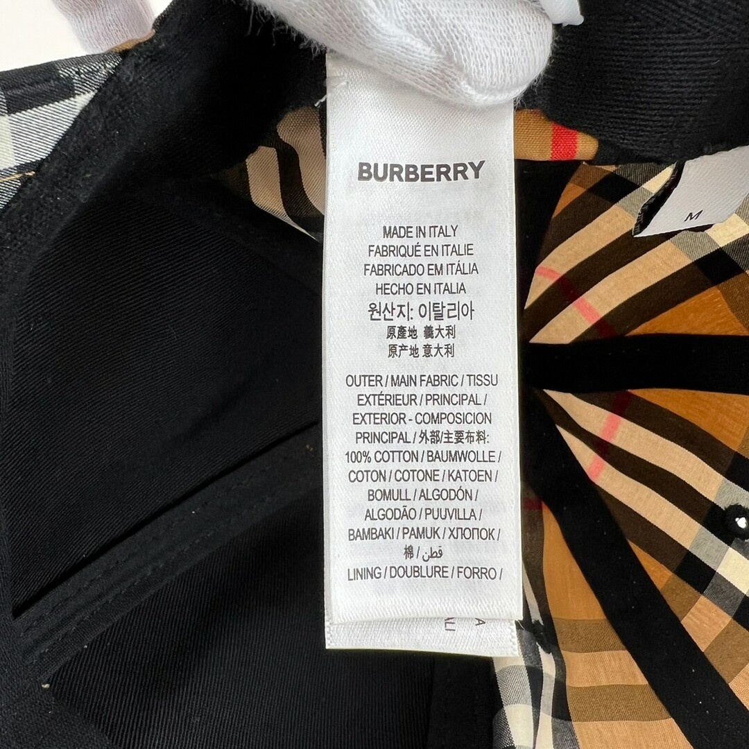 BURBERRY - 極美品 バーバリー Burberry キャップ チェック ベース