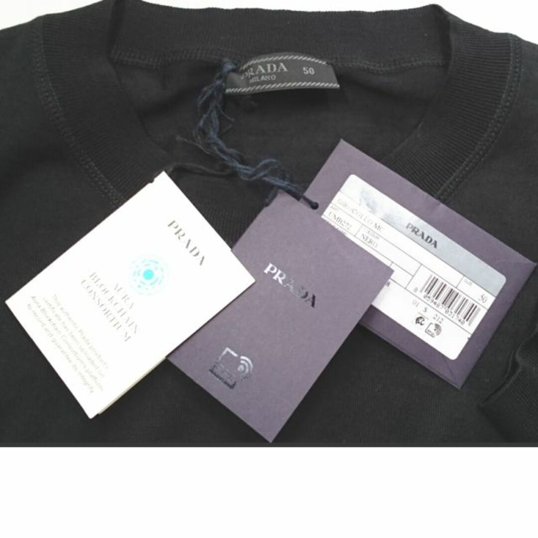PRADA - ○新品/正規品○ PRADA フロント ロゴ ウール 半袖 PRADA - ○新品/正規品○ PRADA フロント ロゴ ウール 半袖
