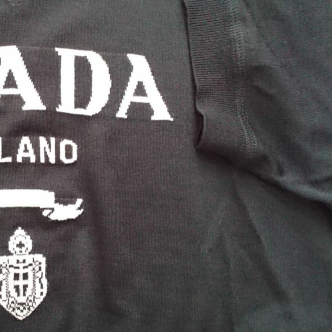 PRADA - ○新品/正規品○ PRADA フロント ロゴ ウール 半袖 PRADA - ○新品/正規品○ PRADA フロント ロゴ ウール 半袖