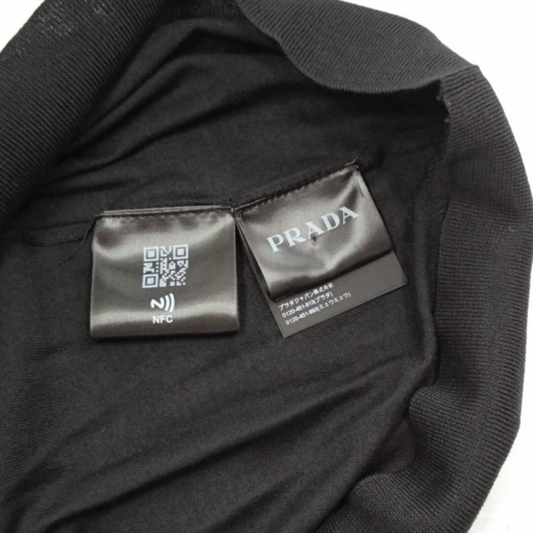 PRADA - ○新品/正規品○ PRADA フロント ロゴ ウール 半袖 PRADA - ○新品/正規品○ PRADA フロント ロゴ ウール 半袖