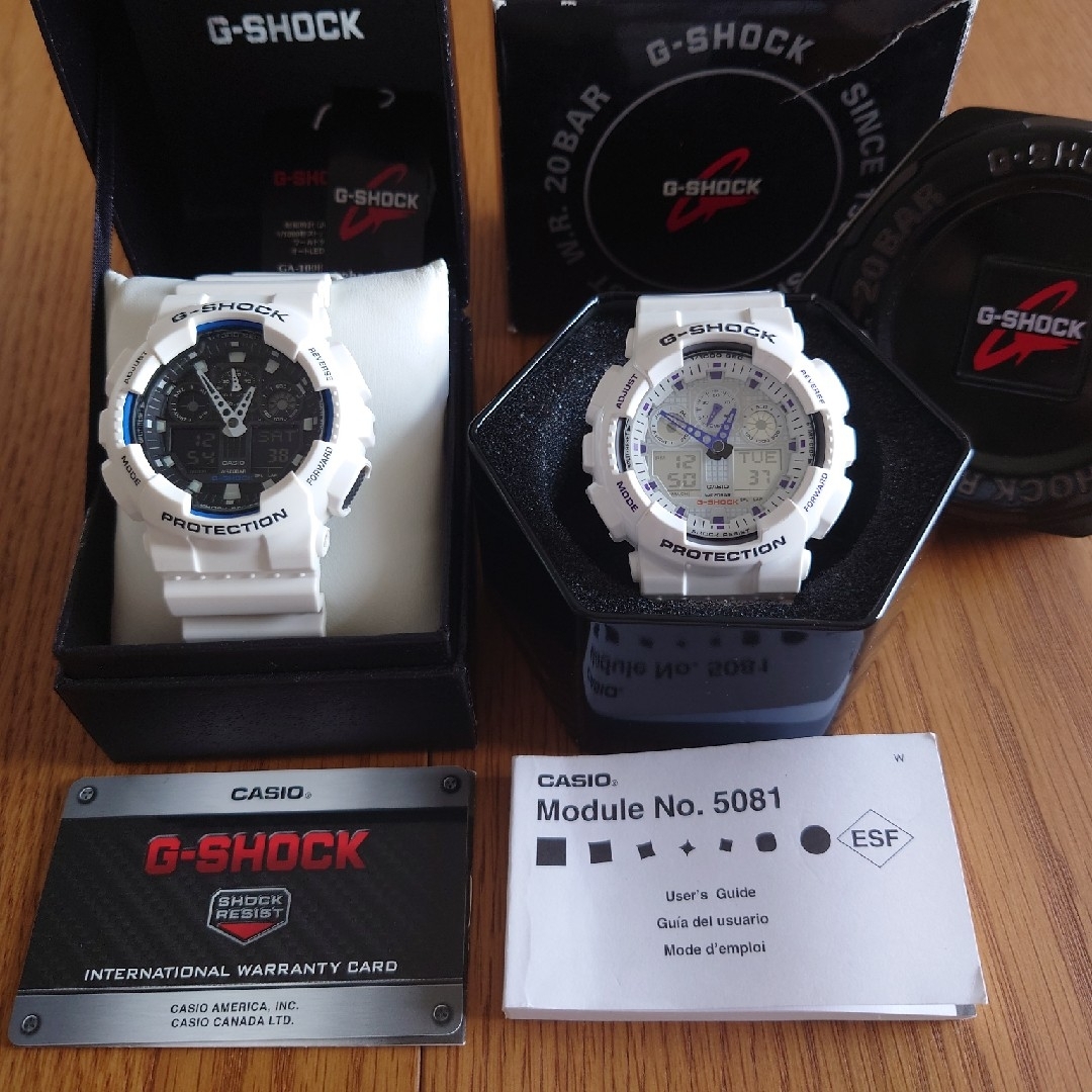 《2本セット》CASIO G-SHOCK ホワイト