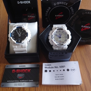 G-SHOCK - 《2本セット》CASIO G-SHOCK ホワイトの通販 by ラン's shop