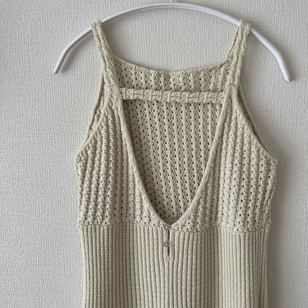 eaphi　crochet knit one piece