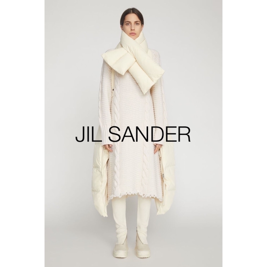 JIL SANDER マフラー ダウン スカーフ 未使用