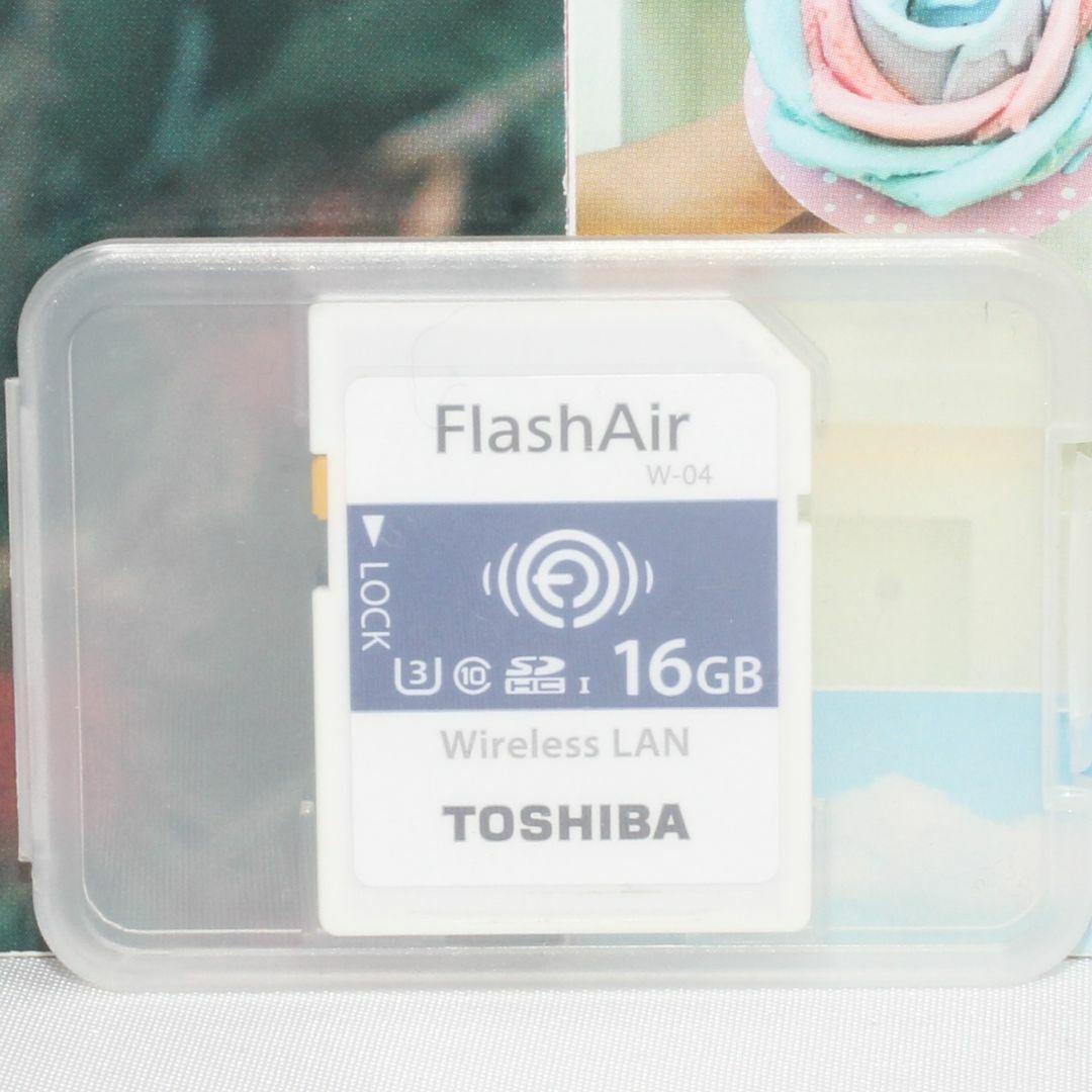 ✨ほぼ未使用品✨❤️ 東芝 FlashAir SDカード 16GB❤️