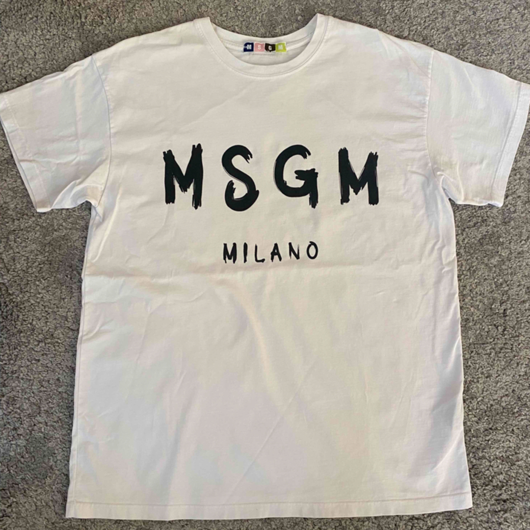 MSGM 定番オーバーサイズロゴTシャツ XS 美品！！