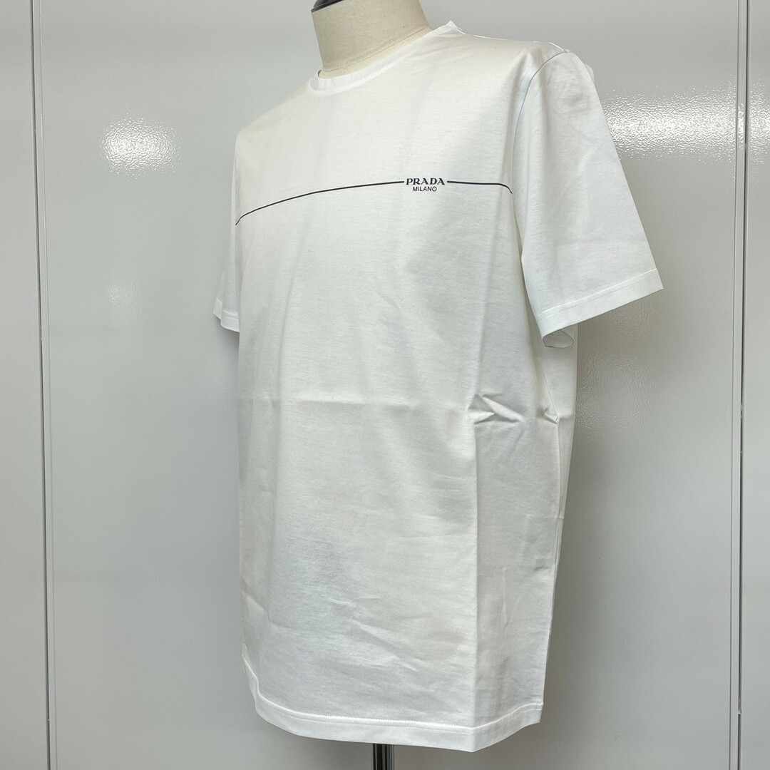 新品未使用 PRADA プラダ ロゴ Tシャツ ホワイト XLサイズ メンズ - T