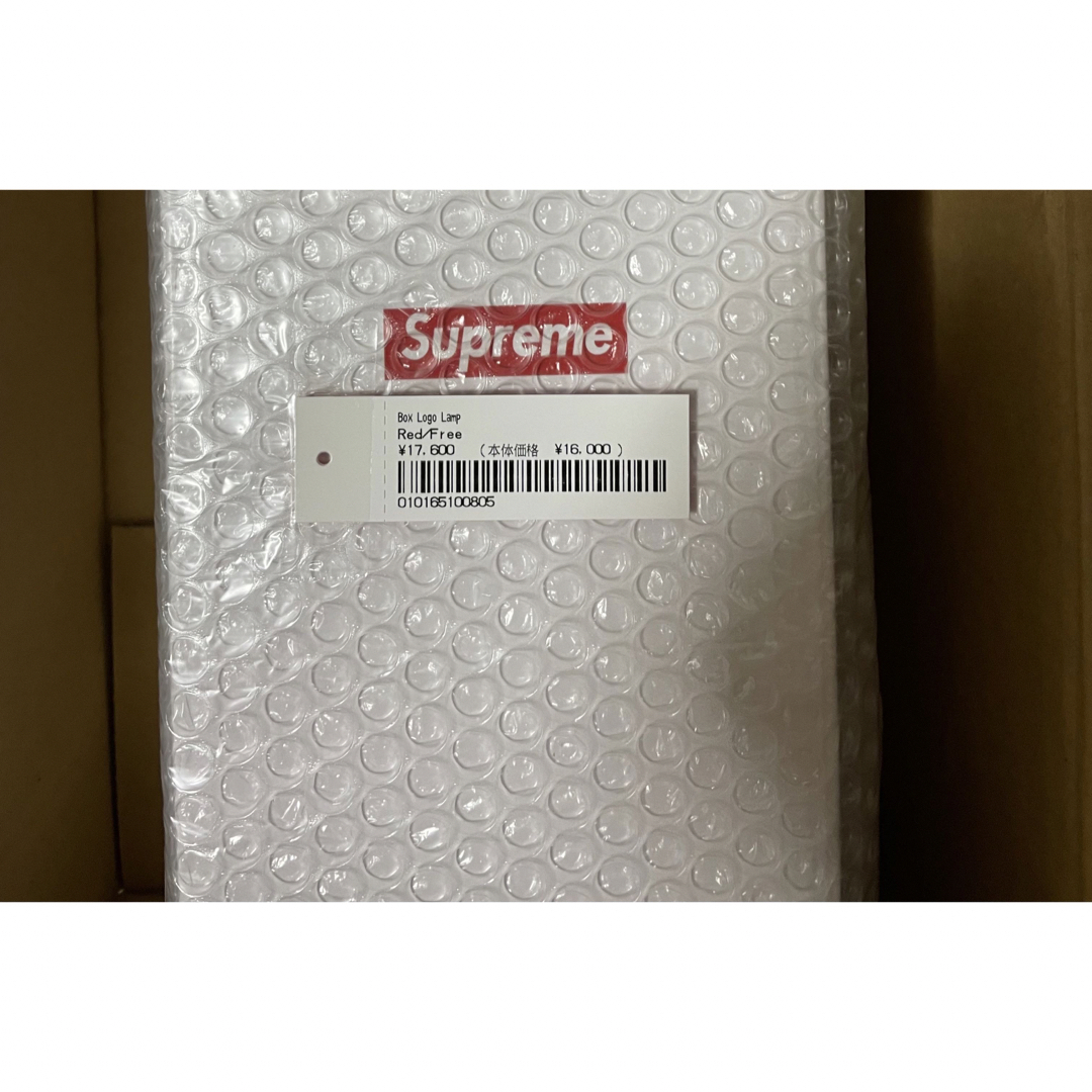 Supreme box logo Lamp Red