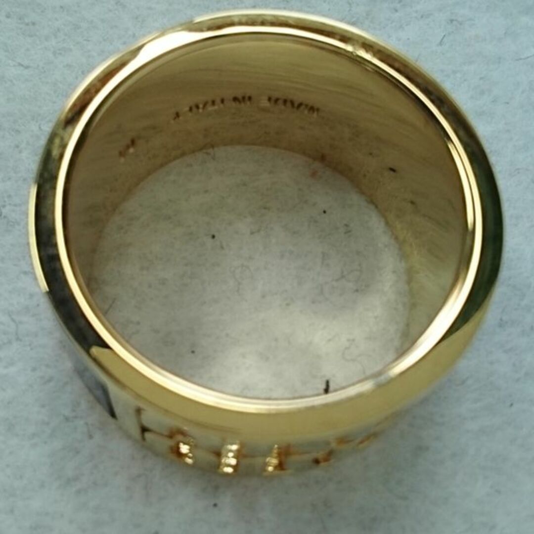 MIU MIU - ○新品/正規品○ MiuMiu ロゴ エナメル メタル リング MIU MIU - ○新品/正規品○ MiuMiu ロゴ エナメル メタル リング