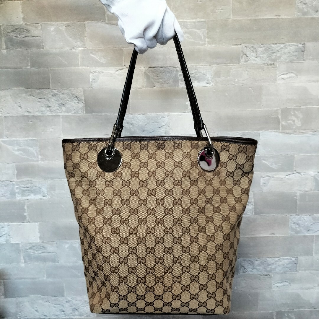 Gucci - 美品☆グッチ GGキャンバス トートバッグの通販 by Kj