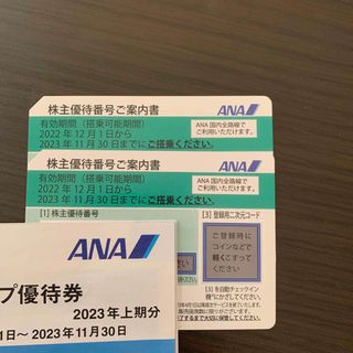 エーエヌエー(ゼンニッポンクウユ)(ANA(全日本空輸))のANA 株主優待券　2枚セット(その他)