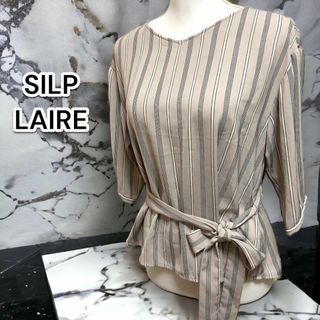 SILPLAIRE シルプレイラ シャツ ブラウス 腰紐付き カジュアルオフィス(シャツ)
