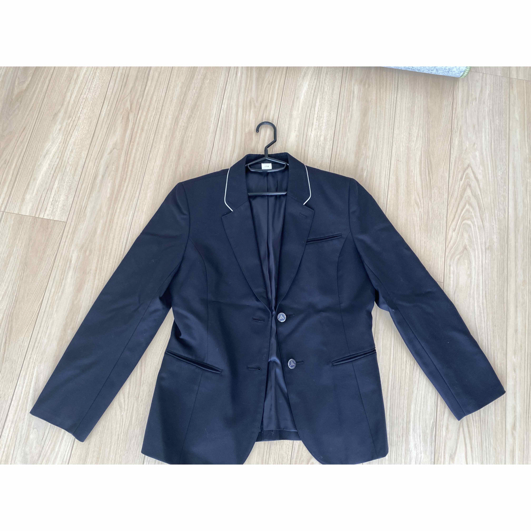 福岡市 中学 新標準服 制服 ブレザー　スカート2枚 used