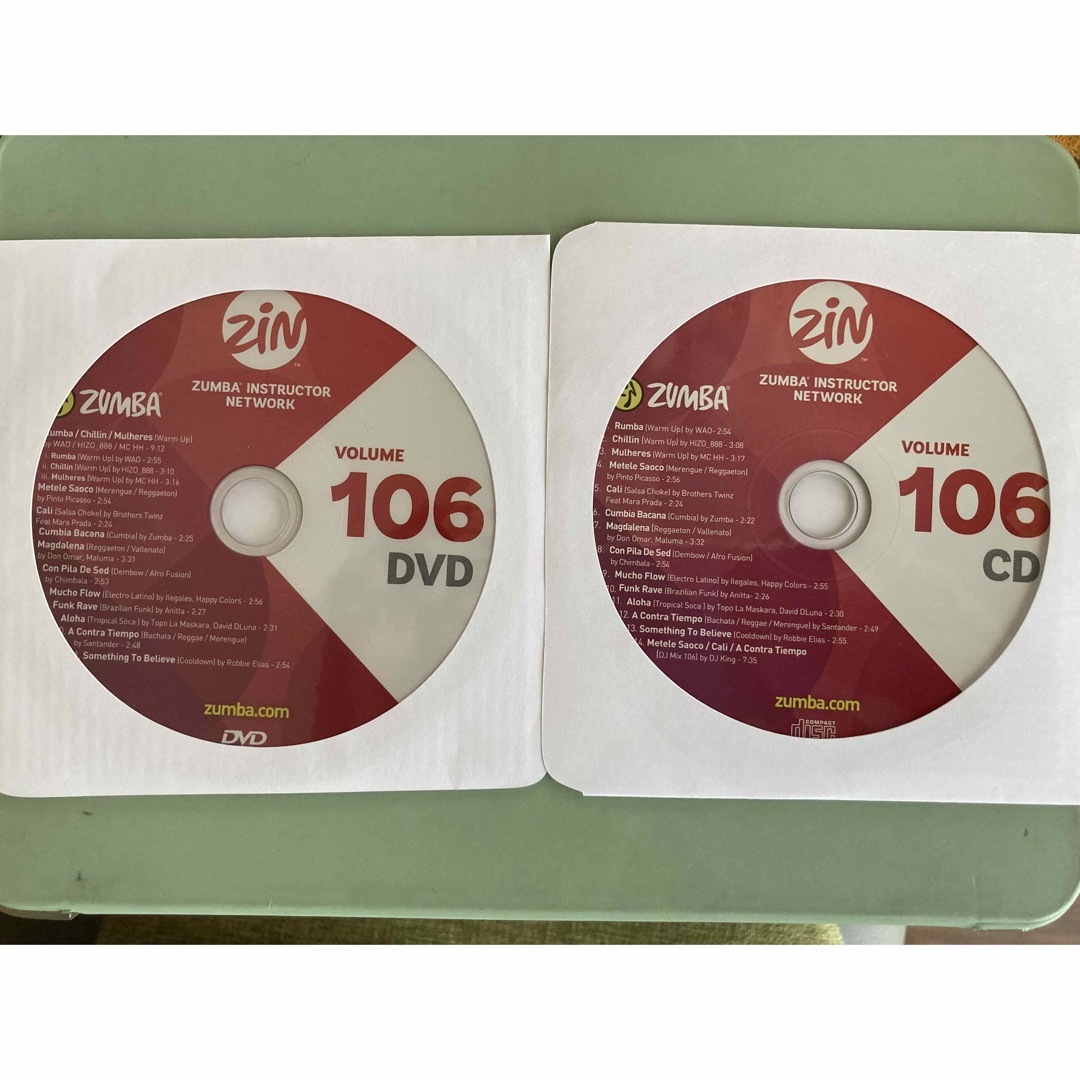 Zumba ZIN106 DVD & CD