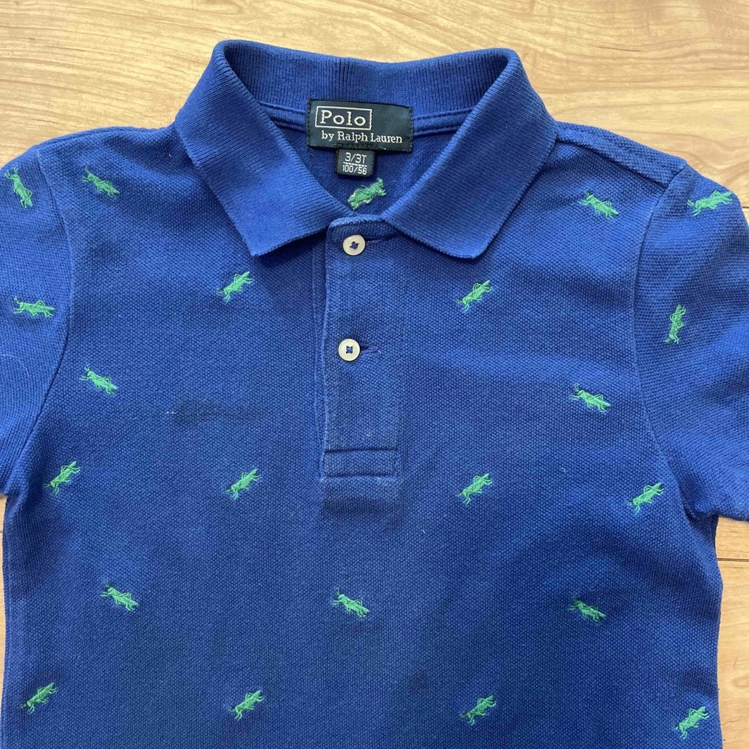 Ralph Lauren(ラルフローレン)のラルフローレンポロシャツ半袖100 キッズ/ベビー/マタニティのキッズ服男の子用(90cm~)(Tシャツ/カットソー)の商品写真