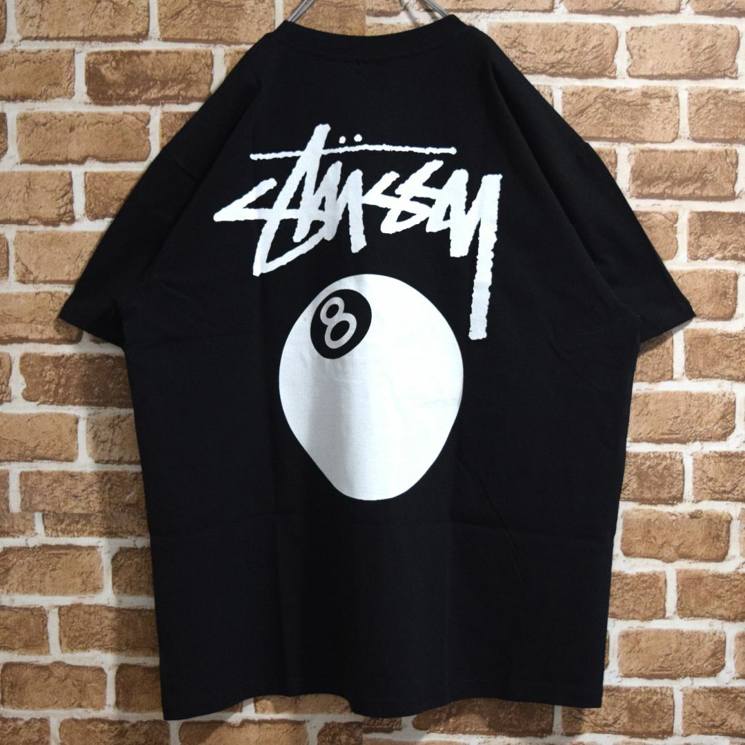 STUSSY 8ボール TEE ブラック XL