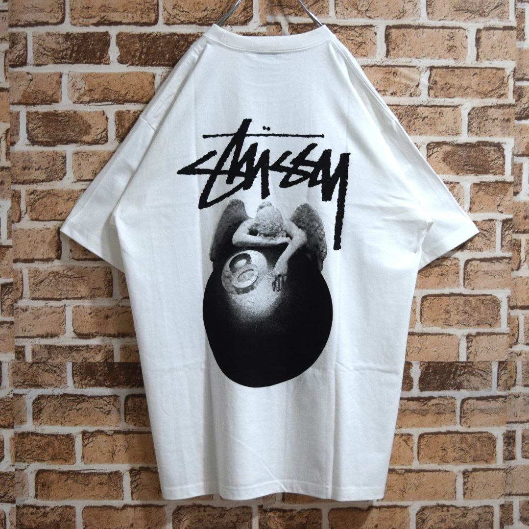 ステューシー stussy 新品タグ　8ボール　ブラックXL