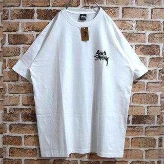 《ステューシー》即完モデル 正規・新品タグ 8ボール&天使 白 XL T