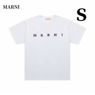 MARNI シンプルロゴ Tシャツ ホワイト Sサイズ