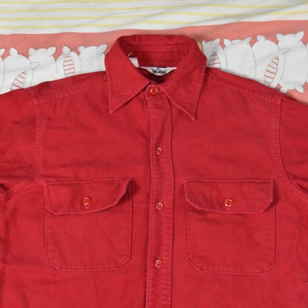 WOOLRICH(ウールリッチ)のウールリッチ 80S ネルシャツ 12983ｃ USA製 綿100％ ビンテージ メンズのトップス(シャツ)の商品写真