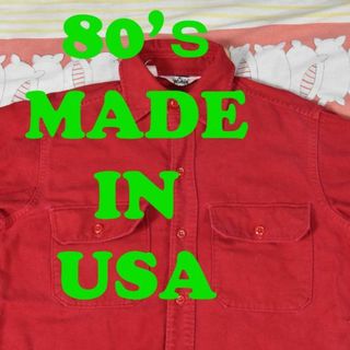 ウールリッチ(WOOLRICH)のウールリッチ 80S ネルシャツ 12983ｃ USA製 綿100％ ビンテージ(シャツ)