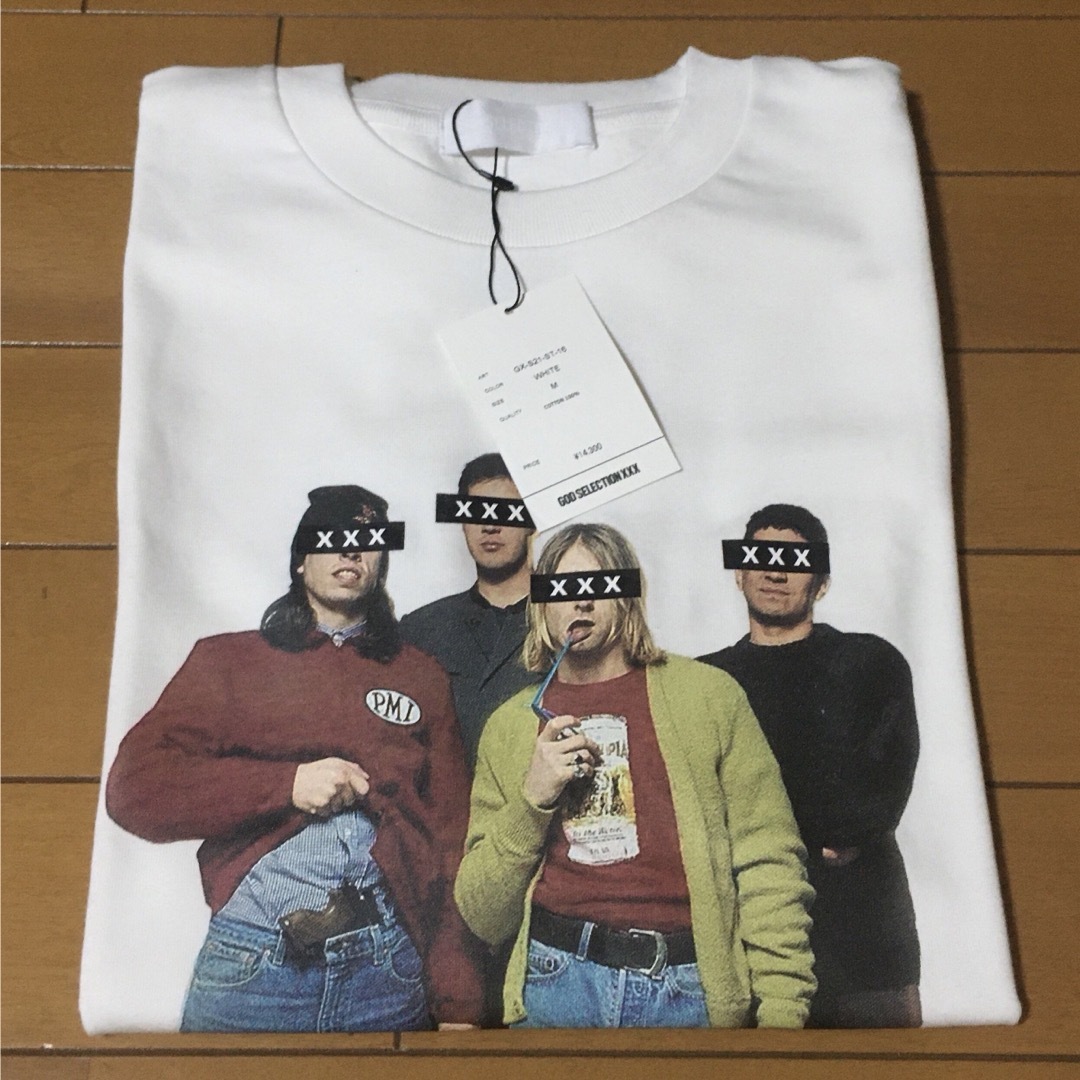 新品 GOD SELECTION XXX ニルヴァーナ Tシャツ L 白-eastgate.mk