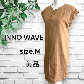 INNOWAVE イノウェーブ 半袖 膝丈ワンピース 春夏秋 M(ひざ丈ワンピース)