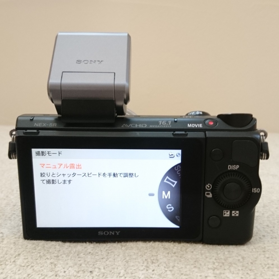 SONY(ソニー)のソニー SONY NEX-5R レンズ付 スマホ/家電/カメラのカメラ(ミラーレス一眼)の商品写真