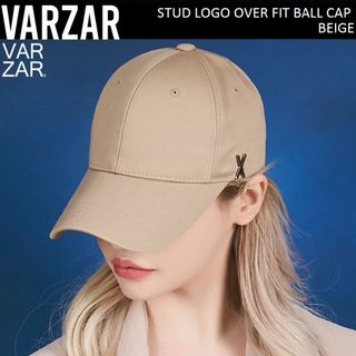 VARZAR バザール STUD LOGO OVER FIT BALL CAP(キャップ)