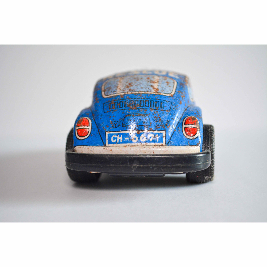 ブリキ 車 パトカー rescue VOLKSWAGEN ビートル 昭和レトロの ブリキ 車 パトカー rescue VOLKSWAGEN ビートル 昭和レトロの