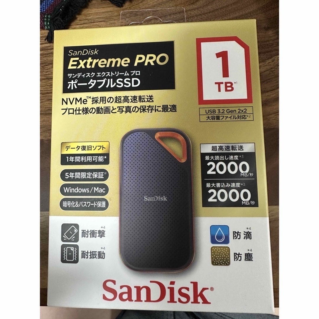 サンディスク SANDISK SSD 1TB エクストリームプロ ssd 外付け-